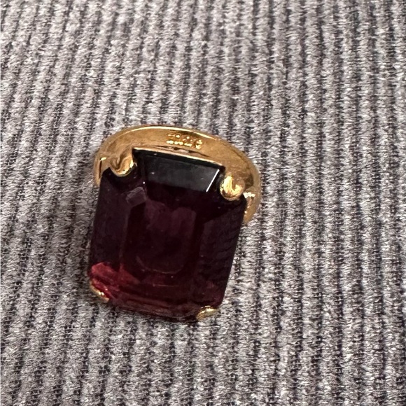 Vintage Avon ring big stone gold tone - Picture 4 of 6